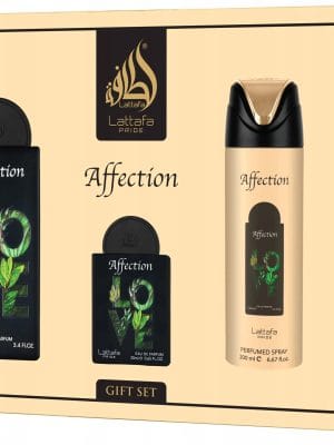 82331776f114e4483eb283dc4520a51c.jpg Affection zestaw Lattafa EDP 100 ml 20 ml i dezodorant 200 ml